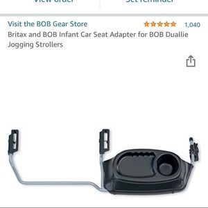 Bob Britax attachment for Bob double stroller